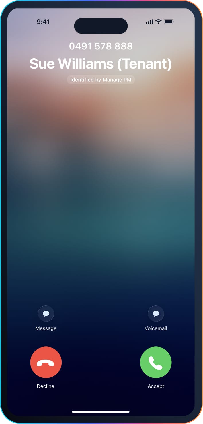 Caller ID dark
